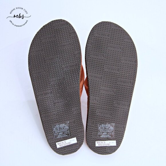 NWT Rainbow Tahitian Sandals Style 301ALL Tan Men Medium, 8 1/2 - 9 1/2, 0221 - Picture 8 of 10